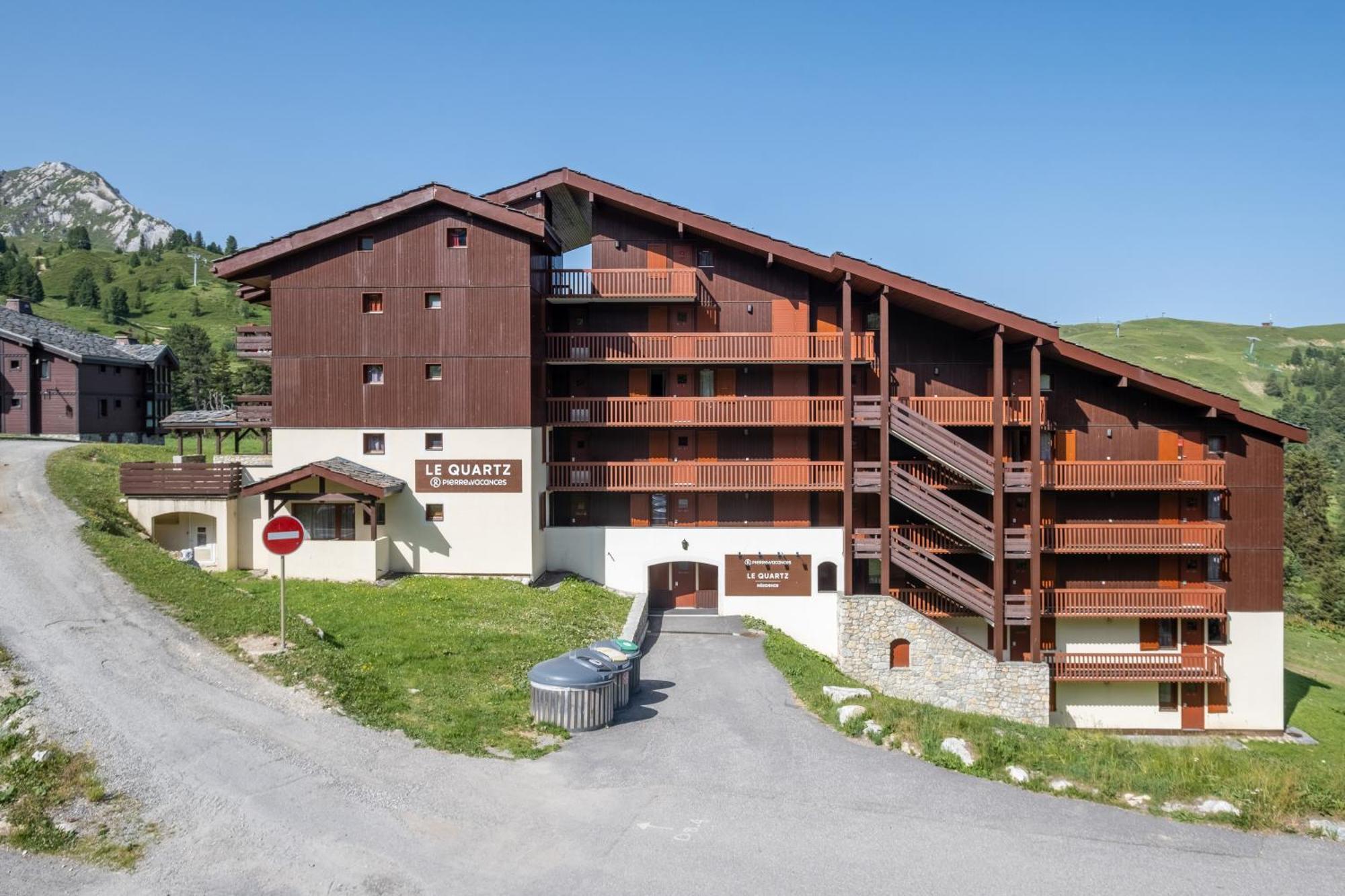 Résidence Pierre&Vacances Le Quartz La Plagne Esterno foto